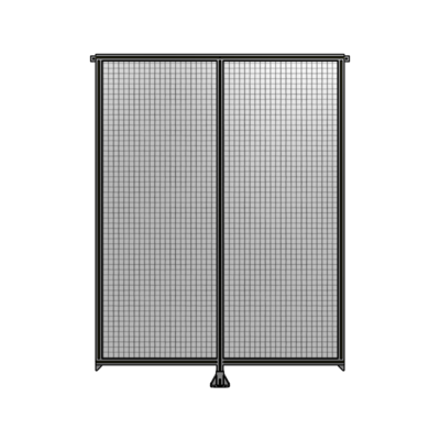 DOUBLE PANEL-LEG IN CENTER AND TIE PLATE CONNECTORS 2400MM X 1800MM  1&quot; MESH, AS A KIT