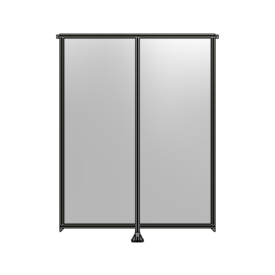 DOUBLE PANEL-LEG IN CENTER AND TIE PLATE CONNECTORS 2400MM X 1800MM  1/4&quot; POLYCARBONATE, AS KIT