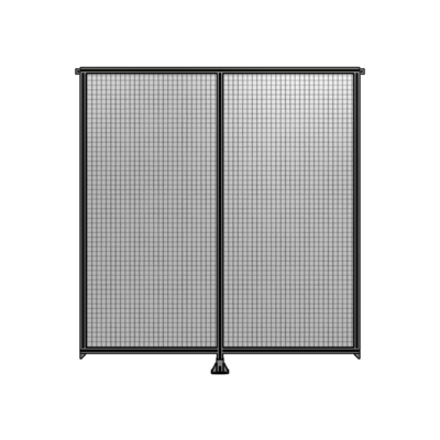DOUBLE PANEL-LEG IN CENTER AND TIE PLATE CONNECTORS 2400MM X 2200MM  1&quot; MESH, AS A KIT