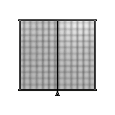 DOUBLE PANEL-LEG IN CENTER AND HINGE CONNECTORS 2400MM X 2400MM  1&quot; MESH, AS A KIT
