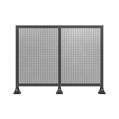 DOUBLE PANEL-3 LEGS 1400MM X 1800MM  1&quot; MESH, AS A KIT