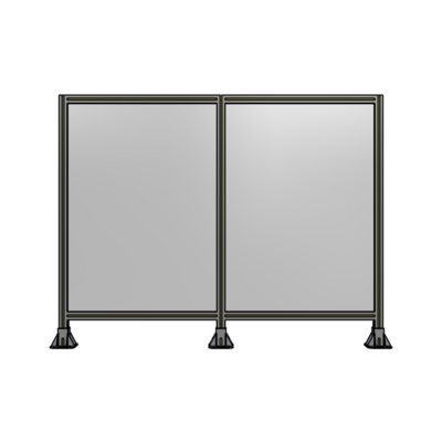 DOUBLE PANEL-3 LEGS 1400MM X 1800MM  1/4&quot; POLYCARBONATE, AS A KIT