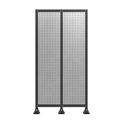 DOUBLE PANEL-3 LEGS 2400MM X 1200MM  1&quot; MESH, AS A KIT