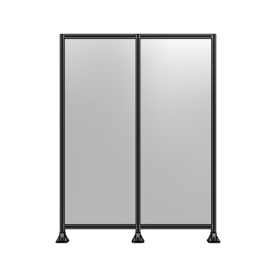 DOUBLE PANEL-3 LEGS  2400MM X 2400MM  1/4&quot; POLYCARBONATE, FULLY ASSEMBLED