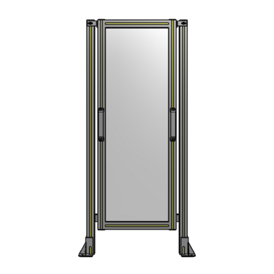 SINGLE REMOVABLE PANEL WITH LEGS 1400MM X 600MM 1/4" POLYCARBONATE, AS A KIT