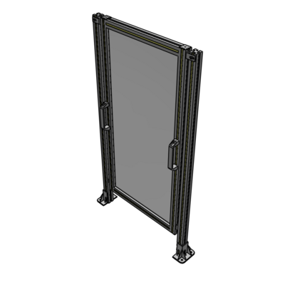 E3-1400-0750-0150-GYPTK SINGLE REMOVABLE PANEL WITH LEGS 1400MM X 750MM 1/4" POLYCARBONATE, AS A KIT
