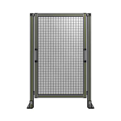 SINGLE REMOVABLE PANEL WITH LEGS 1400MM X 900MM 1" MESH, FULLY ASSEMBLED