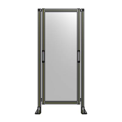 SINGLE REMOVABLE PANEL WITH LEGS 1700MM X 750MM 1/4" POLYCARBONATE, AS A KIT