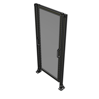 E3-1700-0750-0150-GYPTK SINGLE REMOVABLE PANEL WITH LEGS 1700MM X 750MM 1/4" POLYCARBONATE, AS A KIT