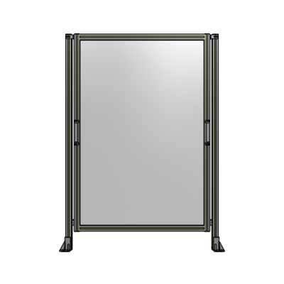 SINGLE REMOVABLE PANEL WITH LEGS 1700MM X 1200MM 1/4" POLYCARBONATEONATE, AS A KIT