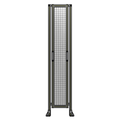 SINGLE REMOVABLE PANEL WITH LEGS 2135MM X 450MM 1&quot; MESH, FULLY ASSEMBLED