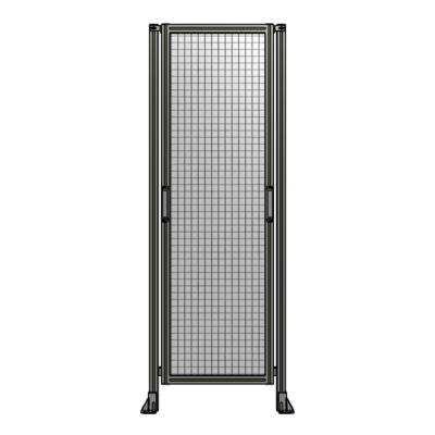 SINGLE REMOVABLE PANEL WITH LEGS 2135MM X 750MM 1&quot; MESH, FULLY ASSEMBLED