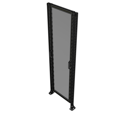 E3-2400-0750-0150-GYPTK SINGLE REMOVABLE PANEL WITH LEGS 2400MM X 750MM 1/4" POLYCARBONATE, FULLY ASSEMBLED