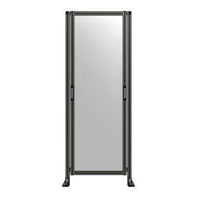 SINGLE REMOVABLE PANEL WITH LEGS 2400MM X 900MM 1/4&quot; POLYCARBONATE, FULLY ASSEMBLED