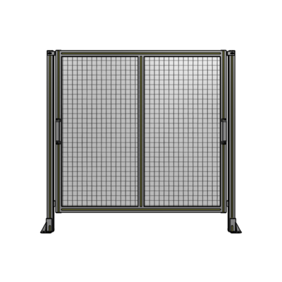 DOUBLE REMOVABLE PANEL WITH LEGS 1400MM X 1450MM 1" MESH, AS A KIT