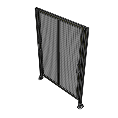E4-1700-1200-0150-GYMTK DOUBLE REMOVABLE PANEL WITH LEGS 1700MM X 1200MM 1" MESH, AS A KIT