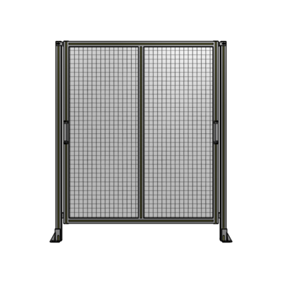 DOUBLE REMOVABLE PANEL WITH LEGS 1700MM X 1450MM 1" MESH, AS A KIT