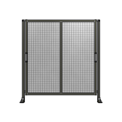 DOUBLE REMOVABLE PANEL WITH LEGS 1700MM X 1600MM 1" MESH, AS A KIT