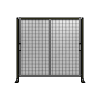 DOUBLE REMOVABLE PANEL WITH LEGS 1700MM X 1750MM 1" MESH, AS A KIT