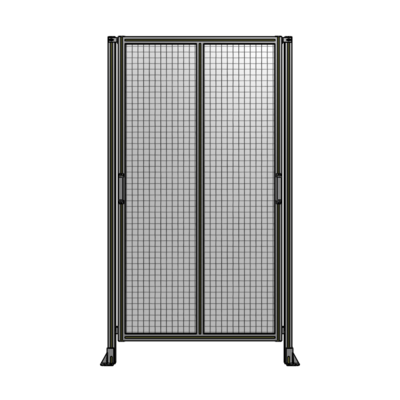 DOUBLE REMOVABLE PANEL WITH LEGS 2135MM X 1200MM 1" MESH, AS A KIT