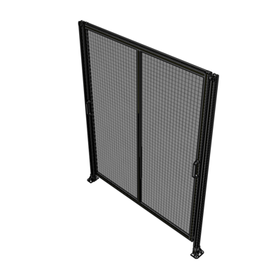 E4-2135-1750-0150-GYMTA DOUBLE REMOVABLE PANEL WITH LEGS  2135MM X 1750MM 1" MESH, FULLY ASSEMBLED