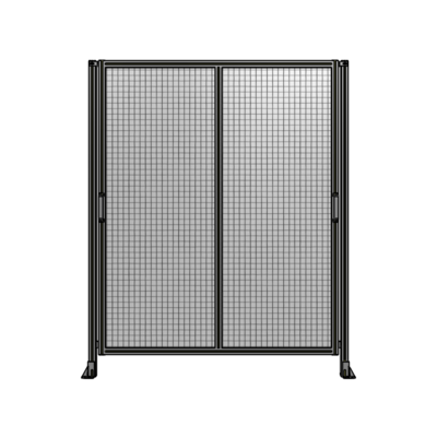 DOUBLE REMOVABLE PANEL WITH LEGS 2135MM X 1750MM 1" MESH, AS A KIT