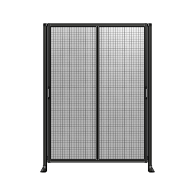 DOUBLE REMOVABLE PANEL WITH LEGS  2400MM X 1750MM 1" MESH, FULLY ASSEMBLED