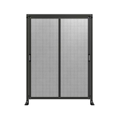 DOUBLE REMOVABLE PANEL WITH LEGS AND A HEADER  2400MM X 1750MM 1&quot; MESH, AS A KIT