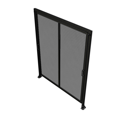 E6-2400-1900-0150-GYMTK DOUBLE REMOVABLE PANEL WITH LEGS AND A HEADER  2400MM X 1900MM 1" MESH, AS A KIT
