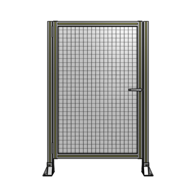 DOOR-ROBUST FRAME, HANDLE/INTERNAL EGRESS ON RIGHT 1400MM X 920MM 1" MESH, AS A KIT