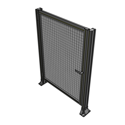 G5-1400-1000-0150-EYMTA DOOR-ROBUST FRAME, HANDLE/INTERNAL EGRESS ON RIGHT 1400MM X 1000MM 1" MESH, FULLY ASSEMBLED