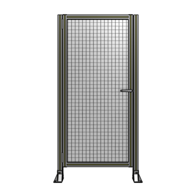 DOOR-ROBUST FRAME, HANDLE/INTERNAL EGRESS ON RIGHT 1700MM X 820MM 1" MESH, AS A KIT