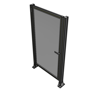 G5-1700-0920-0150-EYPTK DOOR-ROBUST FRAME, HANDLE/INTERNAL EGRESS ON RIGHT 1700MM X 920MM 1/4" POLYCARBONATE, AS A KIT