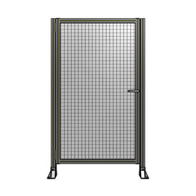 DOOR-ROBUST FRAME, HANDLE/INTERNAL EGRESS ON RIGHT 1700MM X 1000MM 1" MESH, AS A KIT