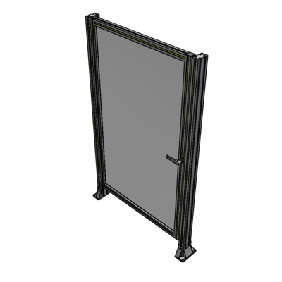 G5-1700-1020-0150-EYPTA DOOR-ROBUST FRAME, HANDLE/INTERNAL EGRESS ON RIGHT 1700MM X 1020MM 1/4" POLYCARBONATE, ASSEMBLED