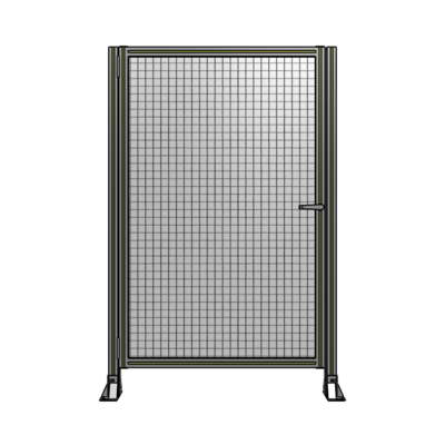 DOOR-ROBUST FRAME, HANDLE/INTERNAL EGRESS ON RIGHT 1700MM X 1100MM 1" MESH, AS A KIT