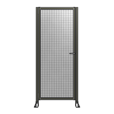 DOOR-ROBUST FRAME, HANDLE/INTERNAL EGRESS ON RIGHT 2135MM X 900MM 1" MESH, AS A KIT