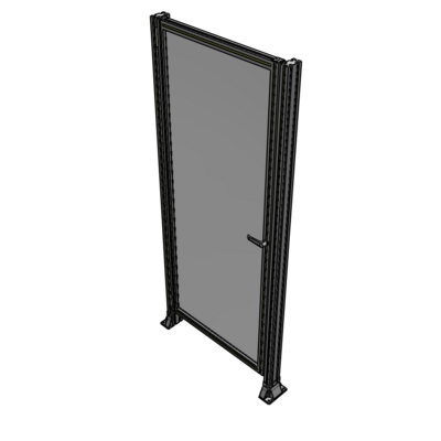 G5-2135-0920-0150-EYPTA DOOR-ROBUST FRAME, HANDLE/INTERNAL EGRESS ON RIGHT 2135MM X 920MM 1/4" POLYCARBONATE, ASSEMBLED