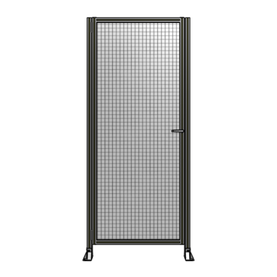 DOOR-ROBUST FRAME, HANDLE/INTERNAL EGRESS ON RIGHT 2135MM X 1020MM 1&quot; MESH, AS A KIT