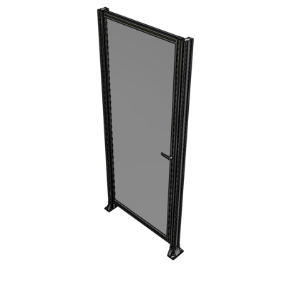 G5-2400-1020-0150-EYPTK DOOR-ROBUST FRAME, HANDLE/INTERNAL EGRESS ON RIGHT 2135MM X 1020MM 1/4" POLYCARBONATE, AS A KIT