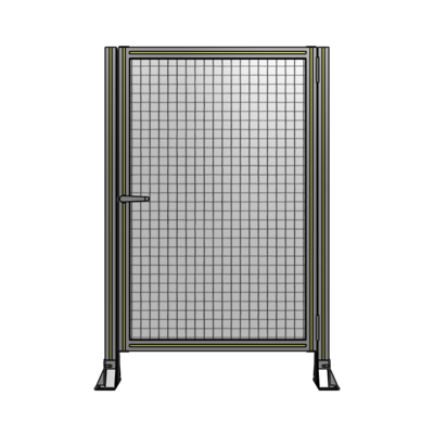 G6-1400-0920-0150-EYMTA DOOR-ROBUST FRAME, HANDLE/INTERNAL EGRESS ON LEFT 1400MM X 920MM 1" MESH, FULLY ASSEMBLED