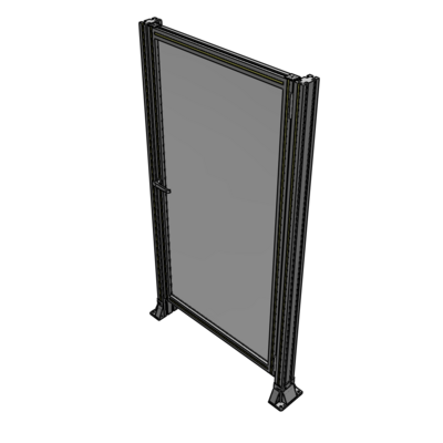 G6-1700-0920-0150-EYPTA DOOR-ROBUST FRAME, HANDLE/INTERNAL EGRESS ON LEFT 1700MM X 920MM 1/4" POLYCARBONATE, ASSEMBLED