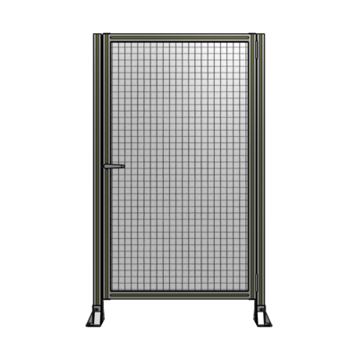 DOOR-ROBUST FRAME, HANDLE/INTERNAL EGRESS ON LEFT 1700MM X 1000MM 1" MESH, AS A KIT