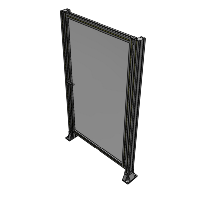 G6-1700-1000-0150-EYPTK DOOR-ROBUST FRAME, HANDLE/INTERNAL EGRESS ON LEFT 1700MM X 1000MM 1/4" POLYCARBONATE, AS A KIT