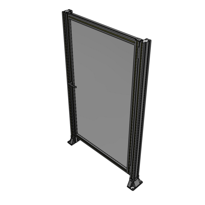 G6-1700-1020-0150-EYPTA DOOR-ROBUST FRAME, HANDLE/INTERNAL EGRESS ON LEFT 1700MM X 1020MM 1/4" POLYCARBONATE, ASSEMBLED