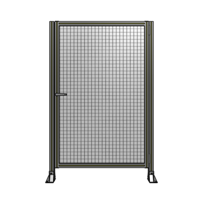DOOR-ROBUST FRAME, HANDLE/INTERNAL EGRESS ON LEFT 1700MM X 1100MM 1" MESH, AS A KIT