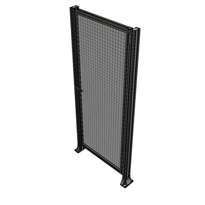 G6-2135-0920-0150-EYMTA DOOR-ROBUST FRAME, HANDLE/INTERNAL EGRESS ON LEFT 2135MM X 920MM 1" MESH, FULLY ASSEMBLED