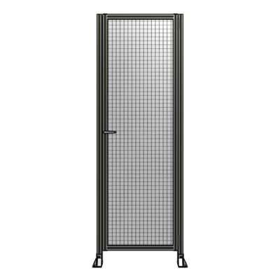 DOOR-ROBUST FRAME, HANDLE/INTERNAL EGRESS ON LEFT 2135MM X 820MM 1" MESH, AS A KIT