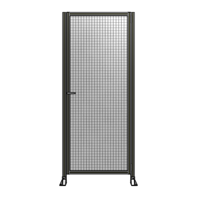 DOOR-ROBUST FRAME, HANDLE/INTERNAL EGRESS ON LEFT 2135MM X 1000MM 1" MESH, AS A KIT