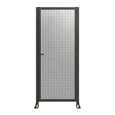 DOOR-ROBUST FRAME, HANDLE/INTERNAL EGRESS ON LEFT 2135MM X 1020MM 1" MESH, AS A KIT